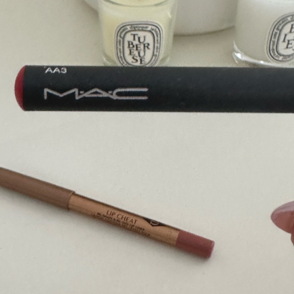 MAC and Charlotte Tilbury mini lip Liner duo